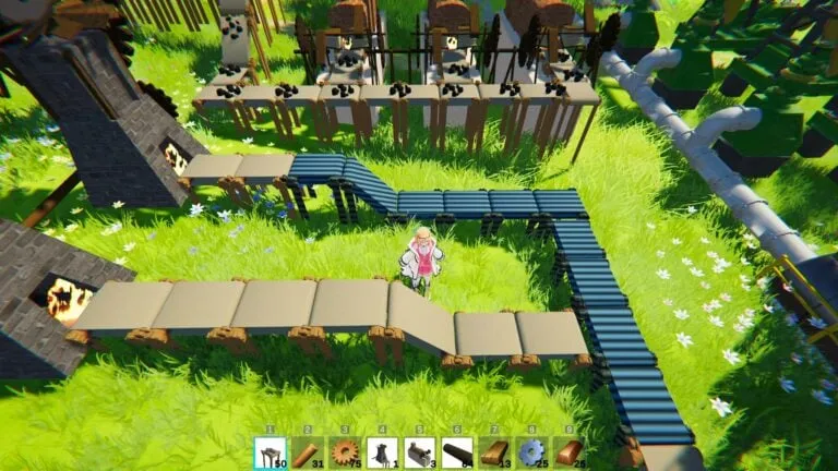 Moorestech เกมโรงงานอัตโนมัติผสาน RPG สไตล์อนิเมะ เตรียมวางจำหน่ายบน PC ปี 2026