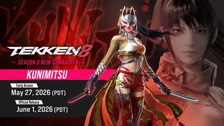 Tekken 8 ปล่อย DLC “Kunimitsu” เริ่ม 27 พ.ค. (Early Access) ก่อนเปิดขายจริง 1 มิ.ย.